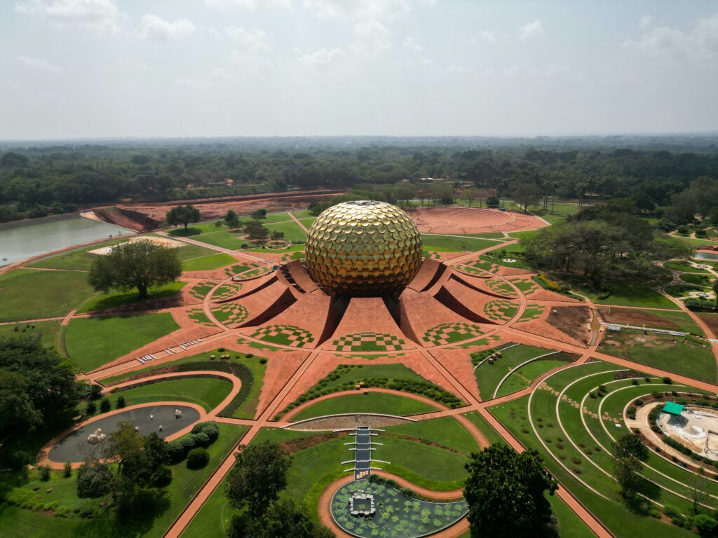 Exploring the Undiscovered Beauty of Puducherry’s Auroville: A First-Timer’s Guide to Experimental Living, Art & Sustainable Design jeet sandhu njktrtobi7e unsplash